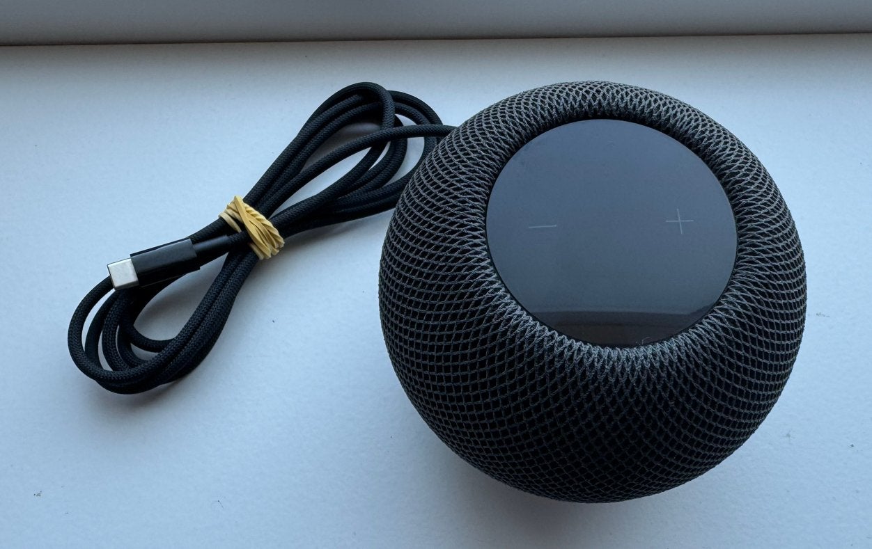 Apple HomePod Mini - Spacegrijs, Slimme speaker, WiFi, Ophalen of Verzenden, Zo goed als nieuw
