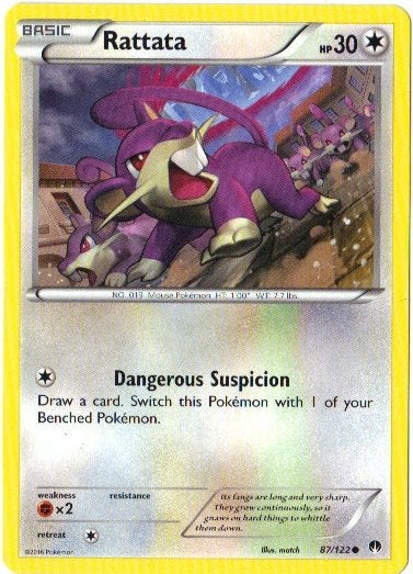 Breakpoint,  Rattata [common] 87/122, Verzenden, Nieuw, Losse kaart