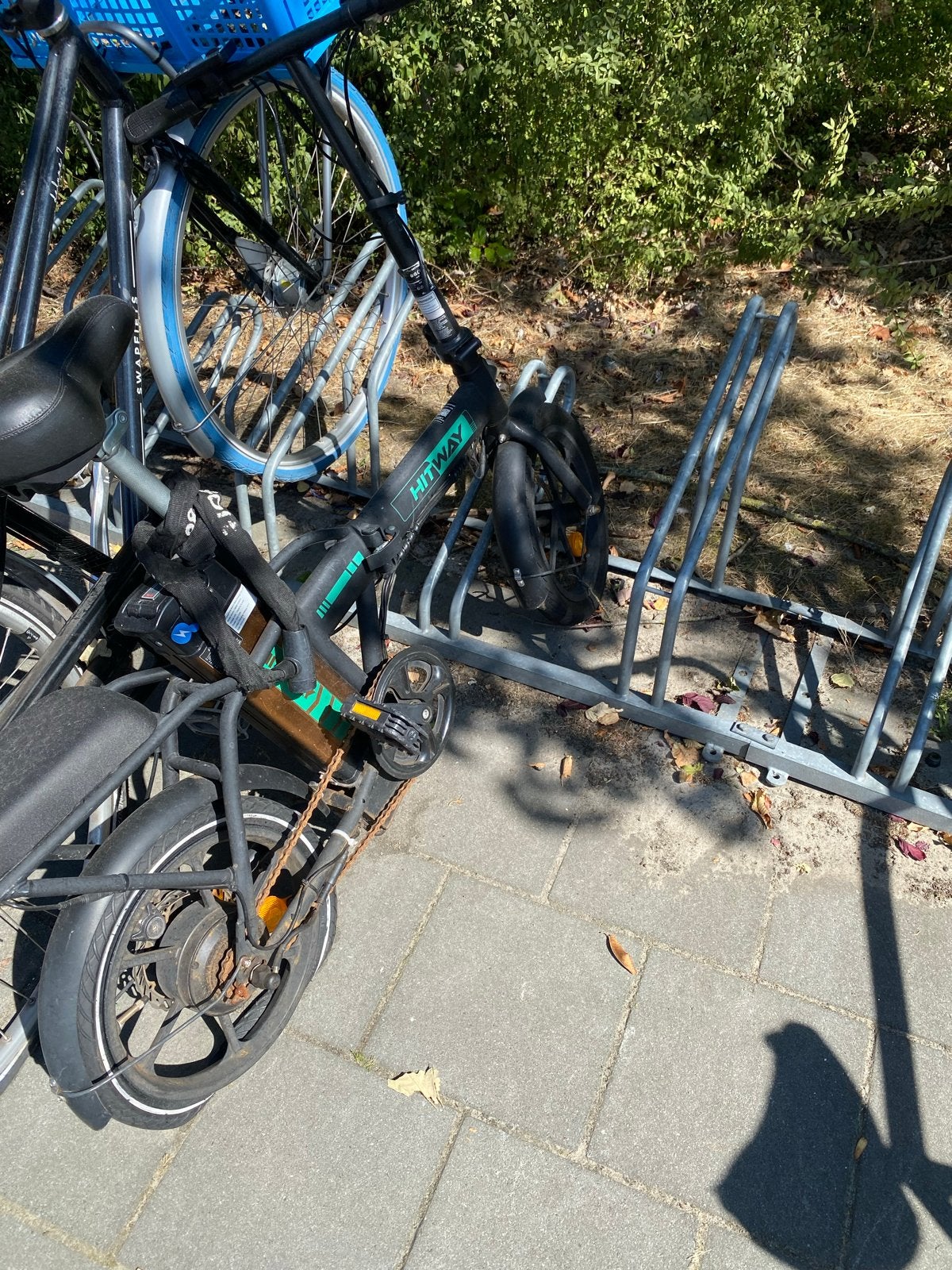Hitway opvouwbare elektrische fiets - Gebruikt, Overige merken, Gebruikt, Ophalen of Verzenden, Minder dan 47 cm
