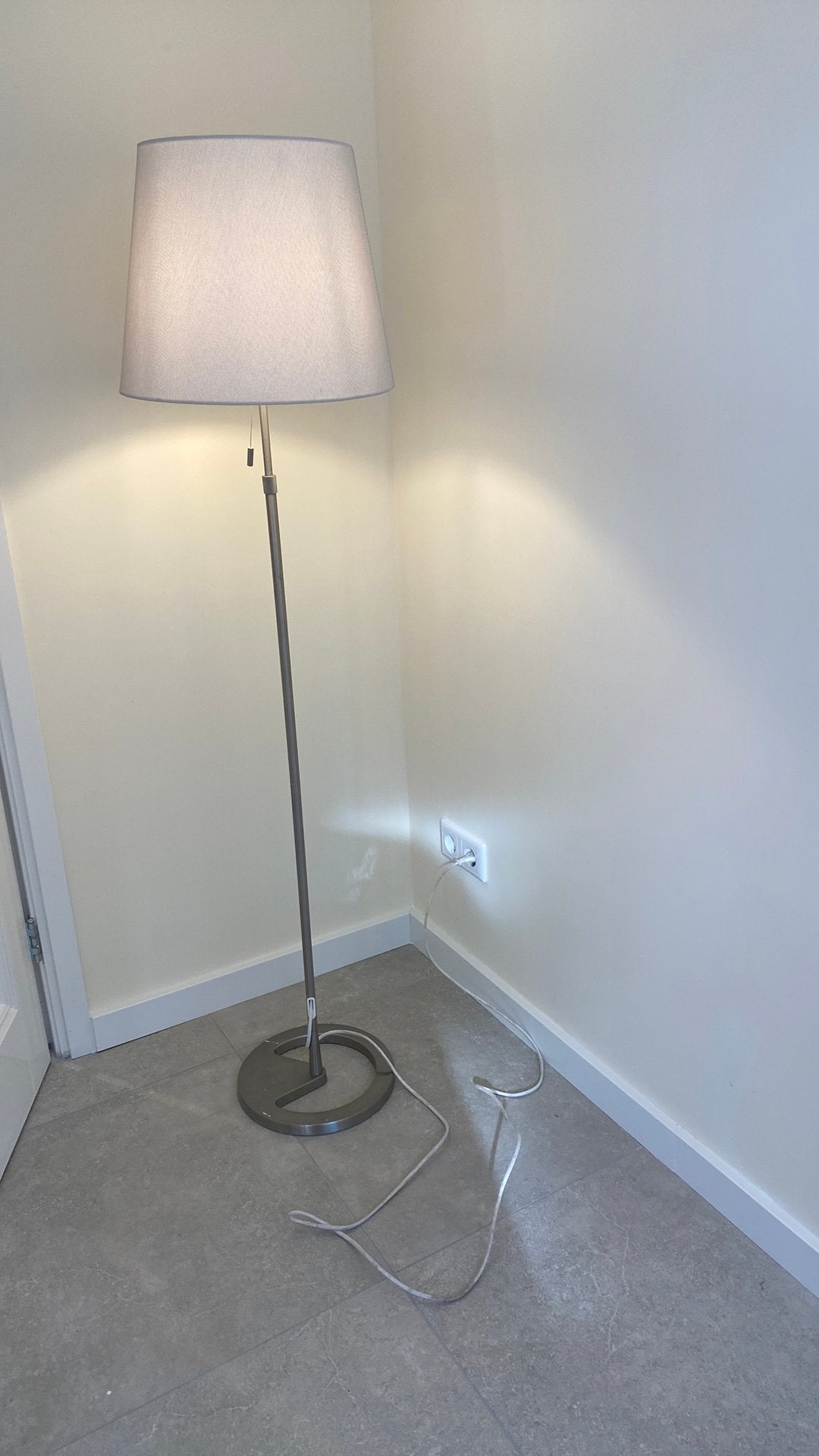 Vloerlamp ikea, Ophalen, Metaal, E27 (groot), 150 tot 200 cm