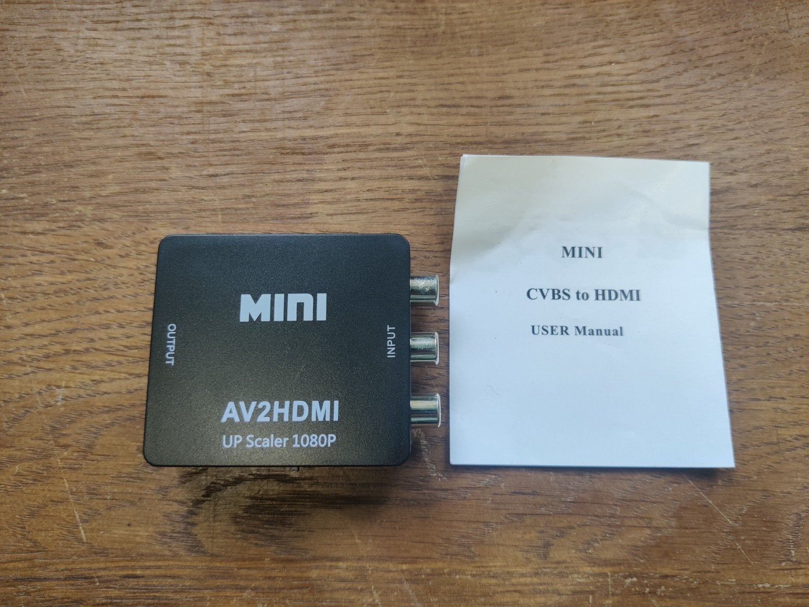 Mini AV2HDMI Up Scaler 1080P CVBS naar HDMI Converter, Ophalen of Verzenden