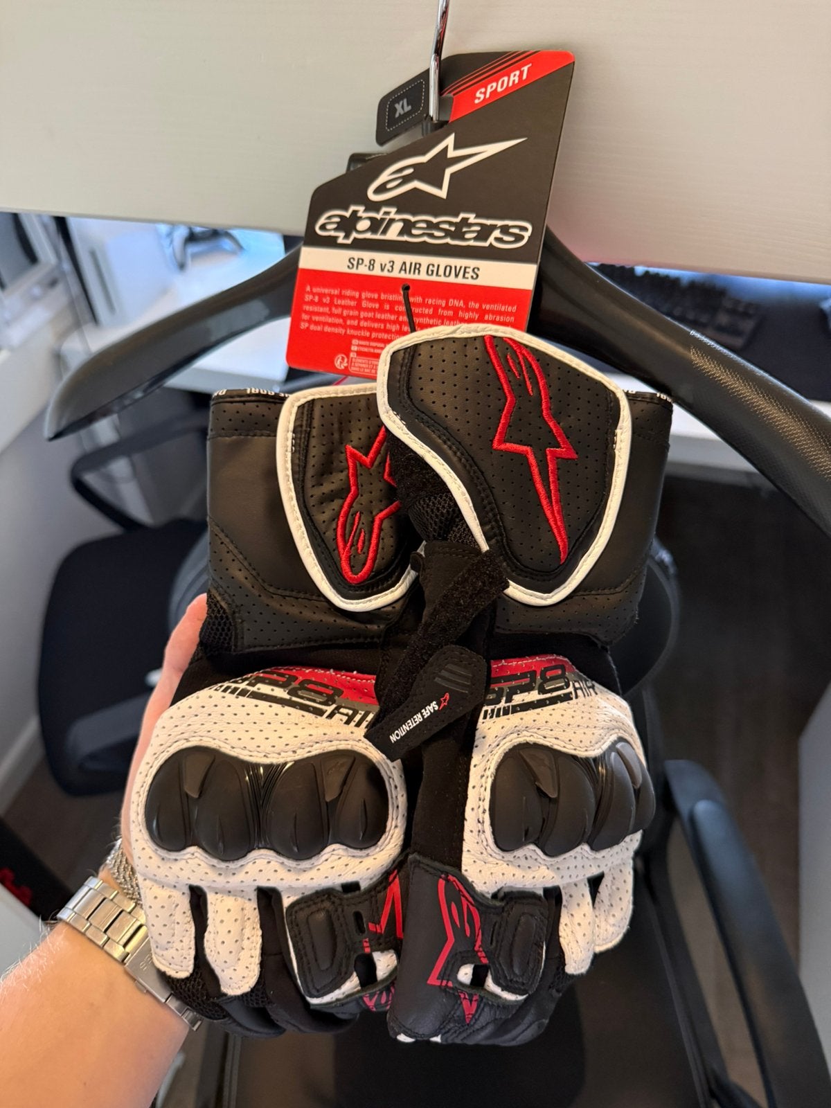 Alpinestars SP-8 v3 handschoenen XL, XL, Integraalhelm, Tweedehands, Ophalen