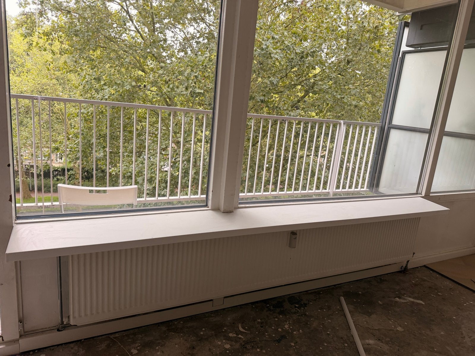 Witte vensterbank voor binnen, Gebruikt, Minder dan 80 cm, Overige typen, Ophalen of Verzenden