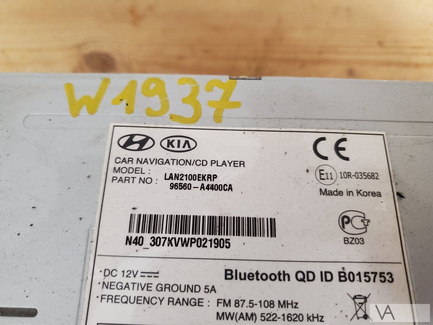 Kia Carens 2013 - 2020 radio navigatie 96560a4400ca €300, -, -, Ophalen of Verzenden, -