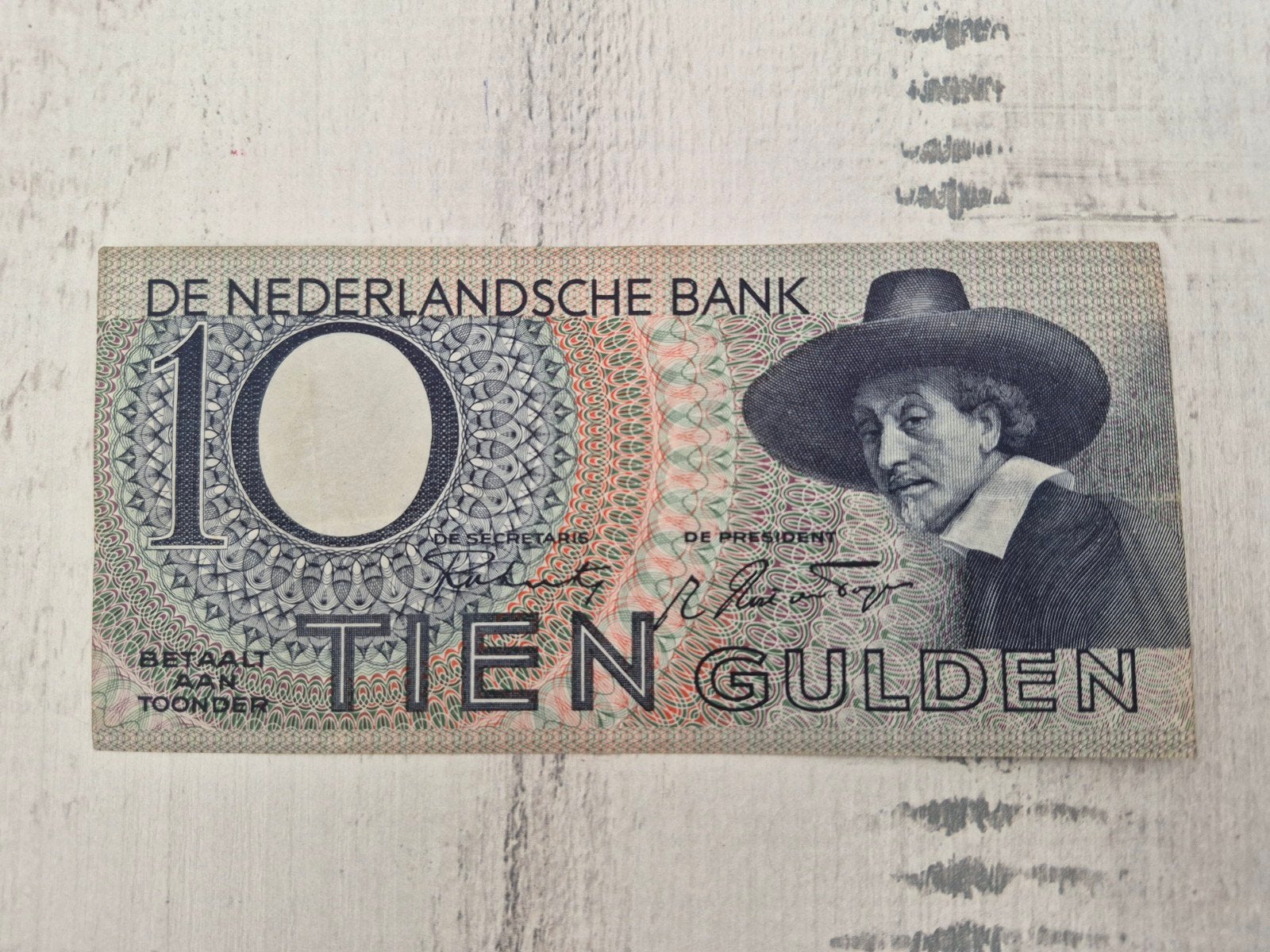 Nederland 10 Gulden 1943, Postzegels en Munten, Bankbiljetten | Nederland, Ophalen of Verzenden, 10 gulden