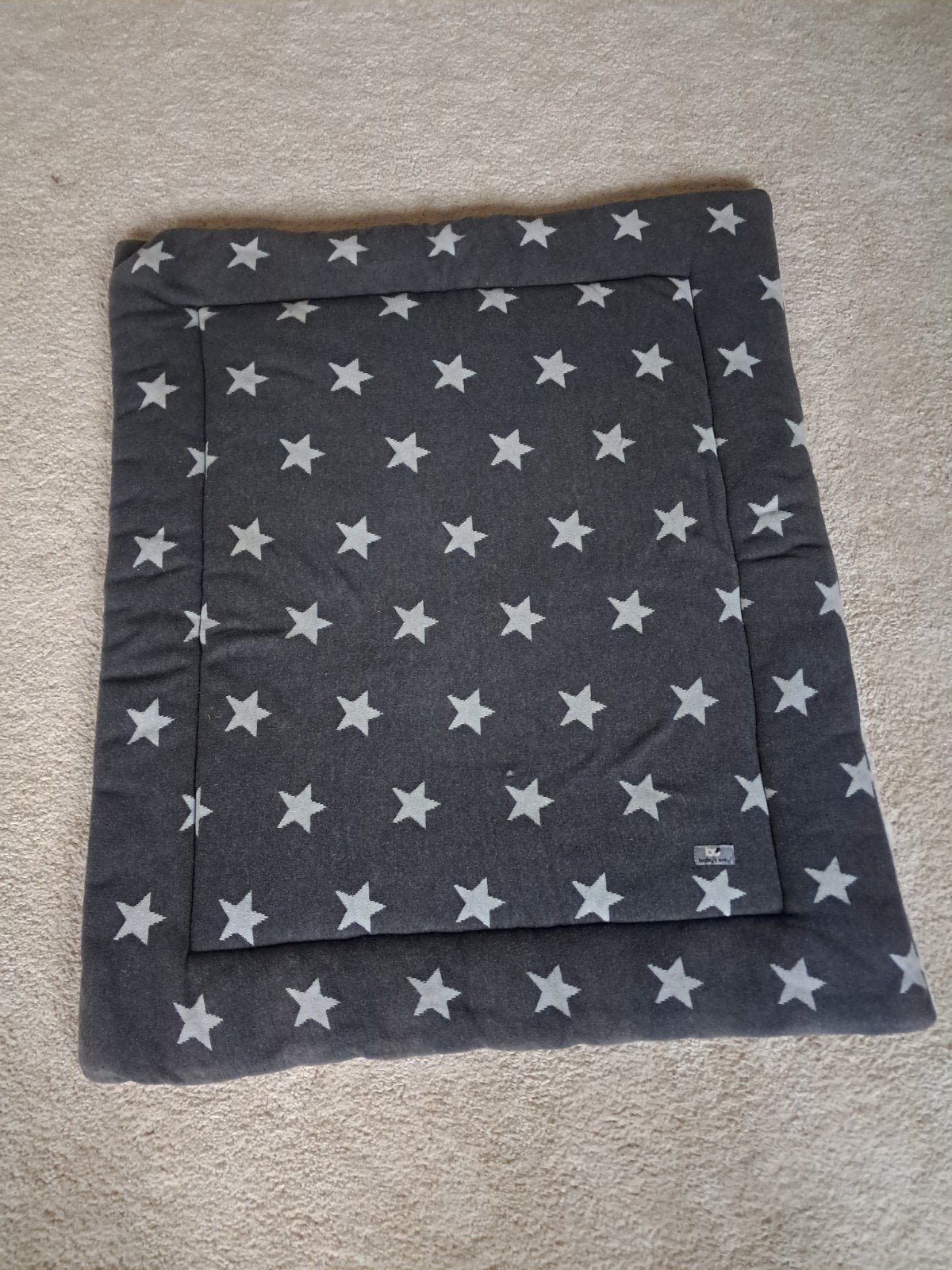 BabysOnly boxkleed met grijze sterren, heerlijk zacht, Ophalen, Boxkleed