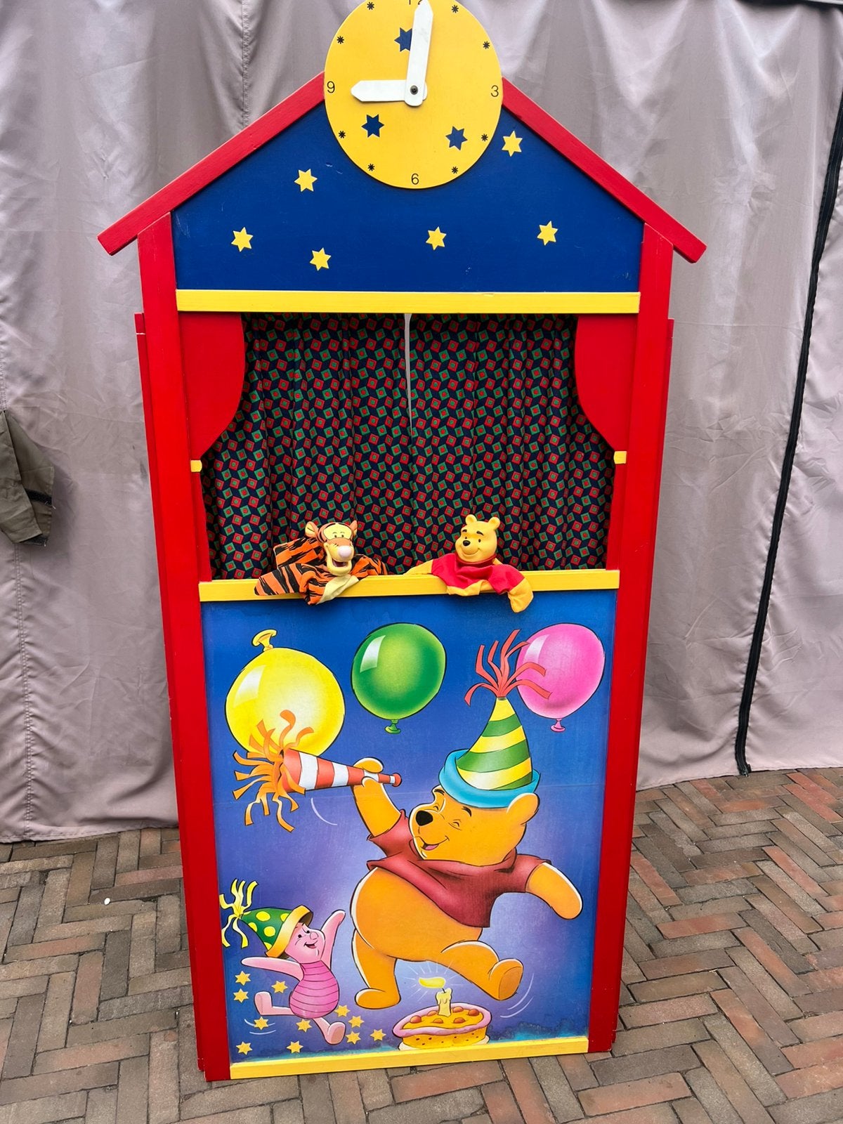 Poppenkast, Ophalen of Verzenden, Zo goed als nieuw, Hout