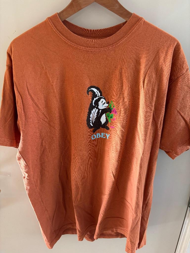 Obey t shirt, Maat 48/50 (M), Robey, Oranje, Ophalen of Verzenden