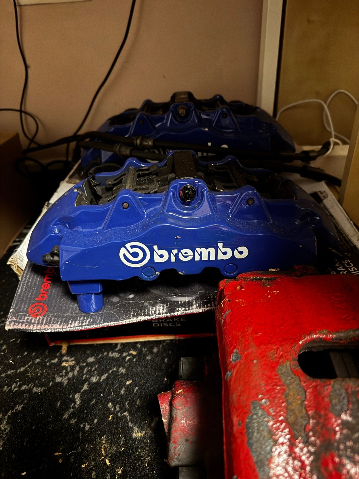 Remklauwen RS3 Lamborghini  8pot voor Golf 7, A3 en VAG, Ophalen of Verzenden, Gebruikt, Audi