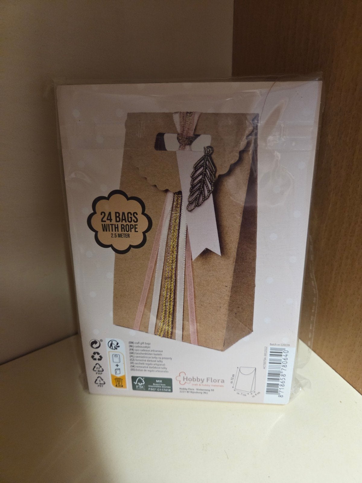 24 cadeau tasjes, Ophalen, Nieuw