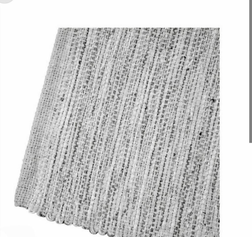 Nieuw vloerkleed 70x140 grijs-naturel, 150 tot 200 cm, Ophalen of Verzenden, Grijs, Rechthoekig