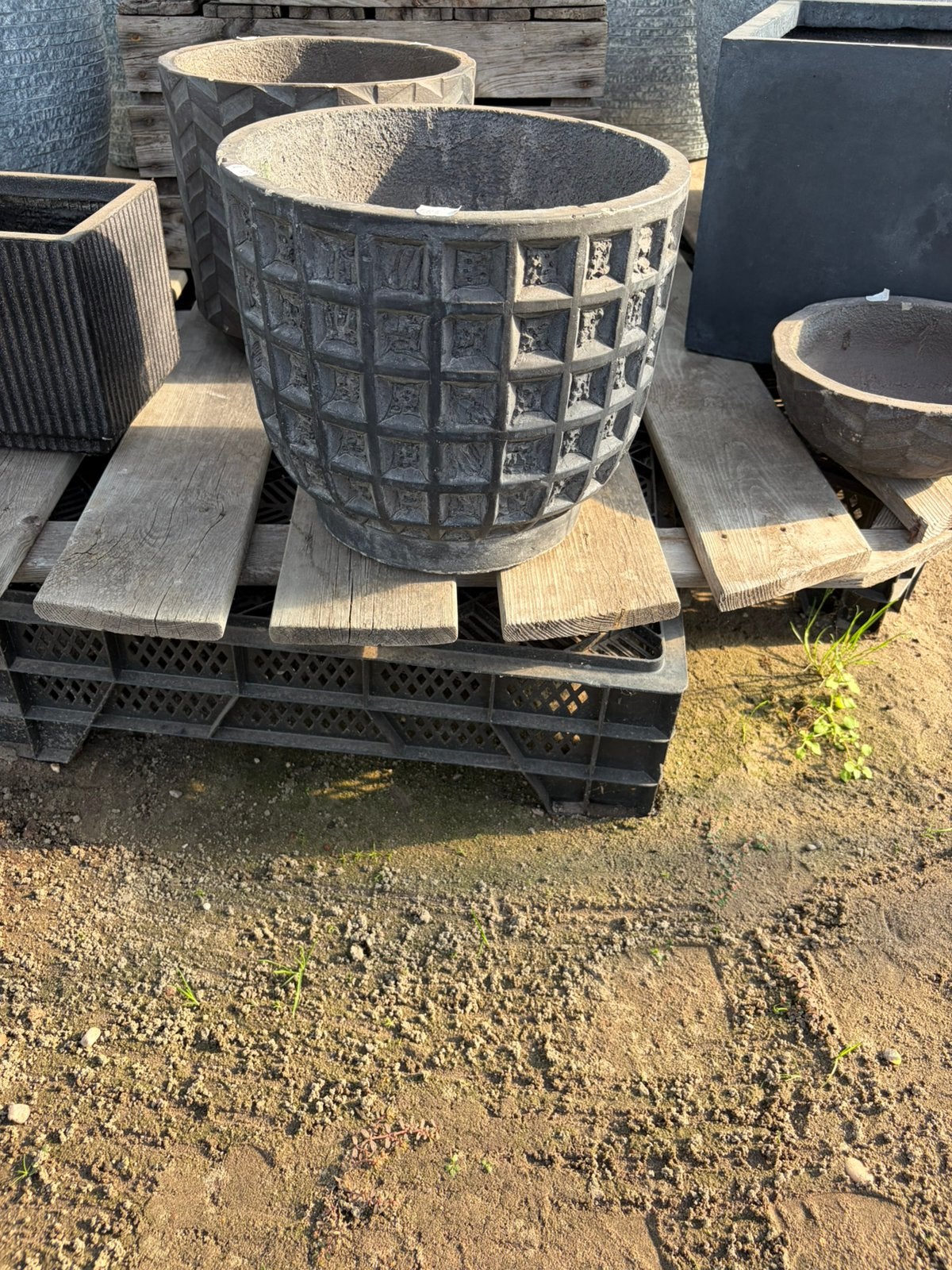 Bloempot nieuw, Tuin en Terras, Ophalen, Kunststof, Minder dan 30 cm, Rond
