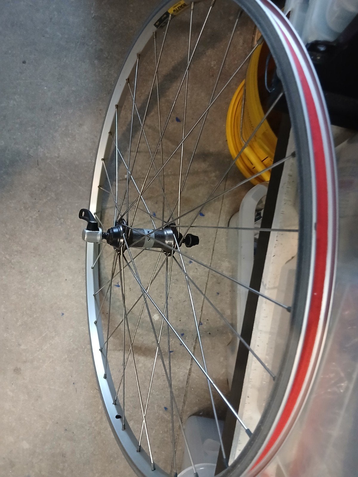 Mavic 559x17 Wiel met Shimano STX Naaf, Mountainbike, Gebruikt, Aluminium, Mavic