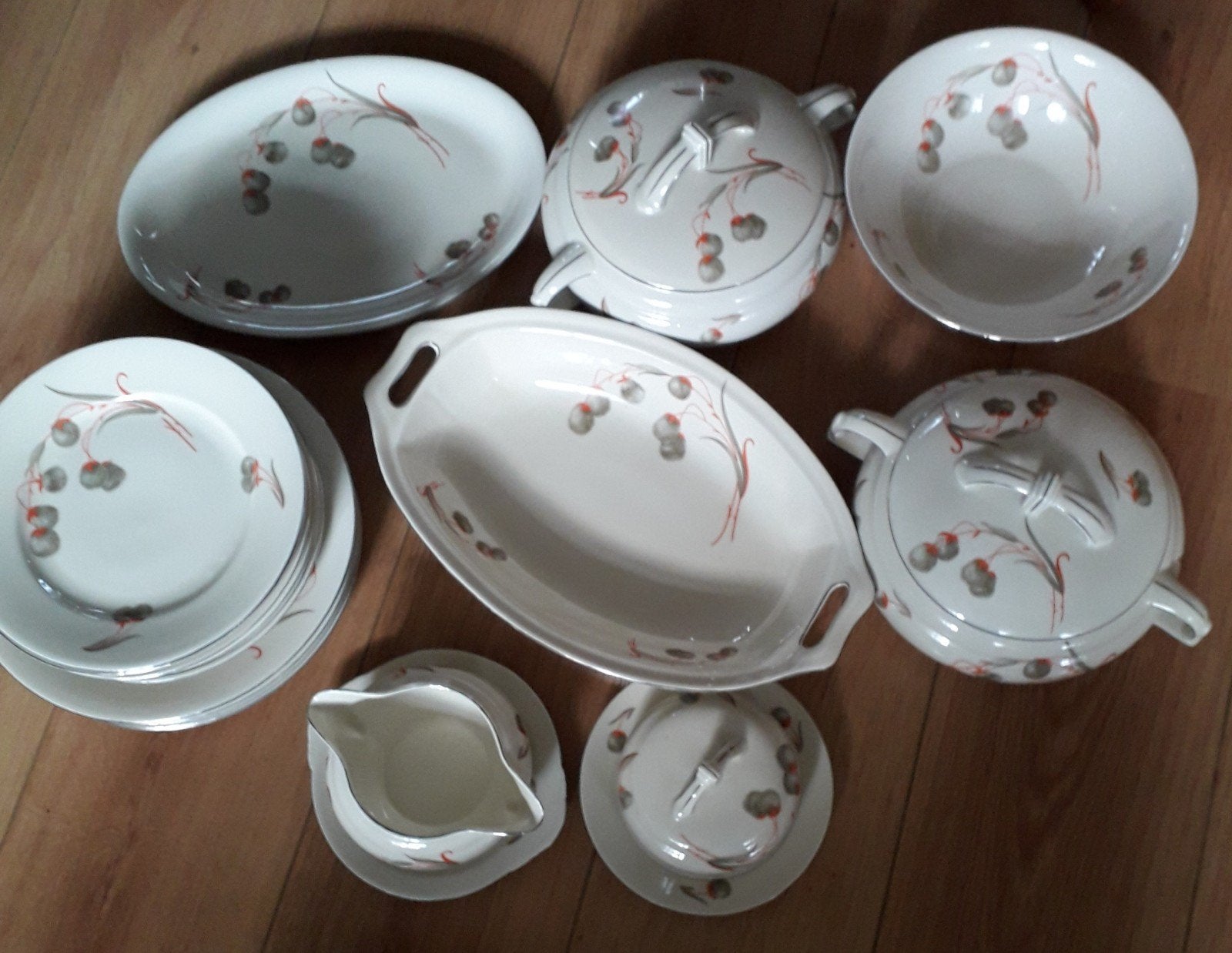 Oud servies, Ophalen