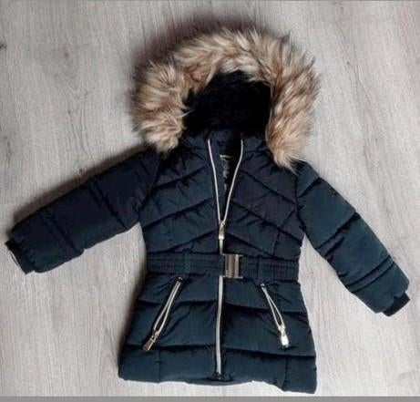 Winter jas met bont capuchon maat 82, Ophalen of Verzenden, Zo goed als nieuw, Meisje, Jas