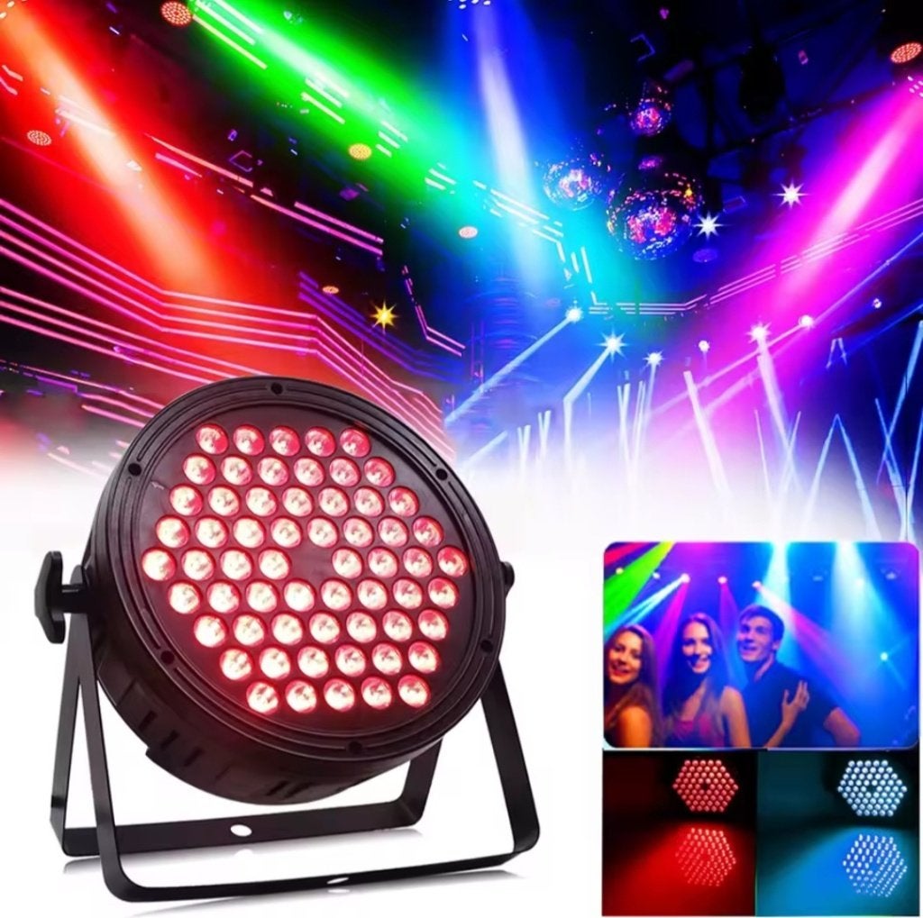 Sterke DMX LED Flat PAR / Spot Light met 60 RGB leds, Muziek en Instrumenten, Ophalen, Nieuw, Licht, Geluidgestuurd