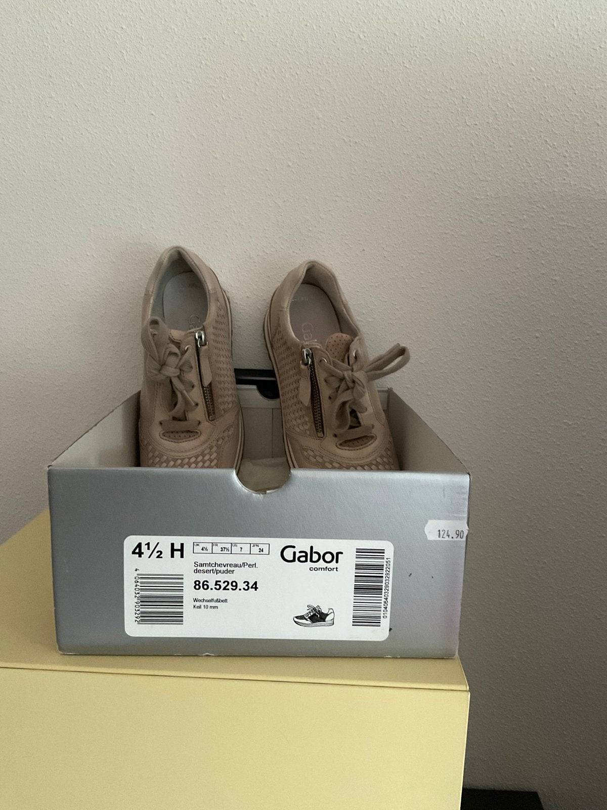 Gabor Comfort Sneakers - nieuw, Kleding | Dames, Ophalen of Verzenden, Nieuw, Beige, Sneakers of Gympen