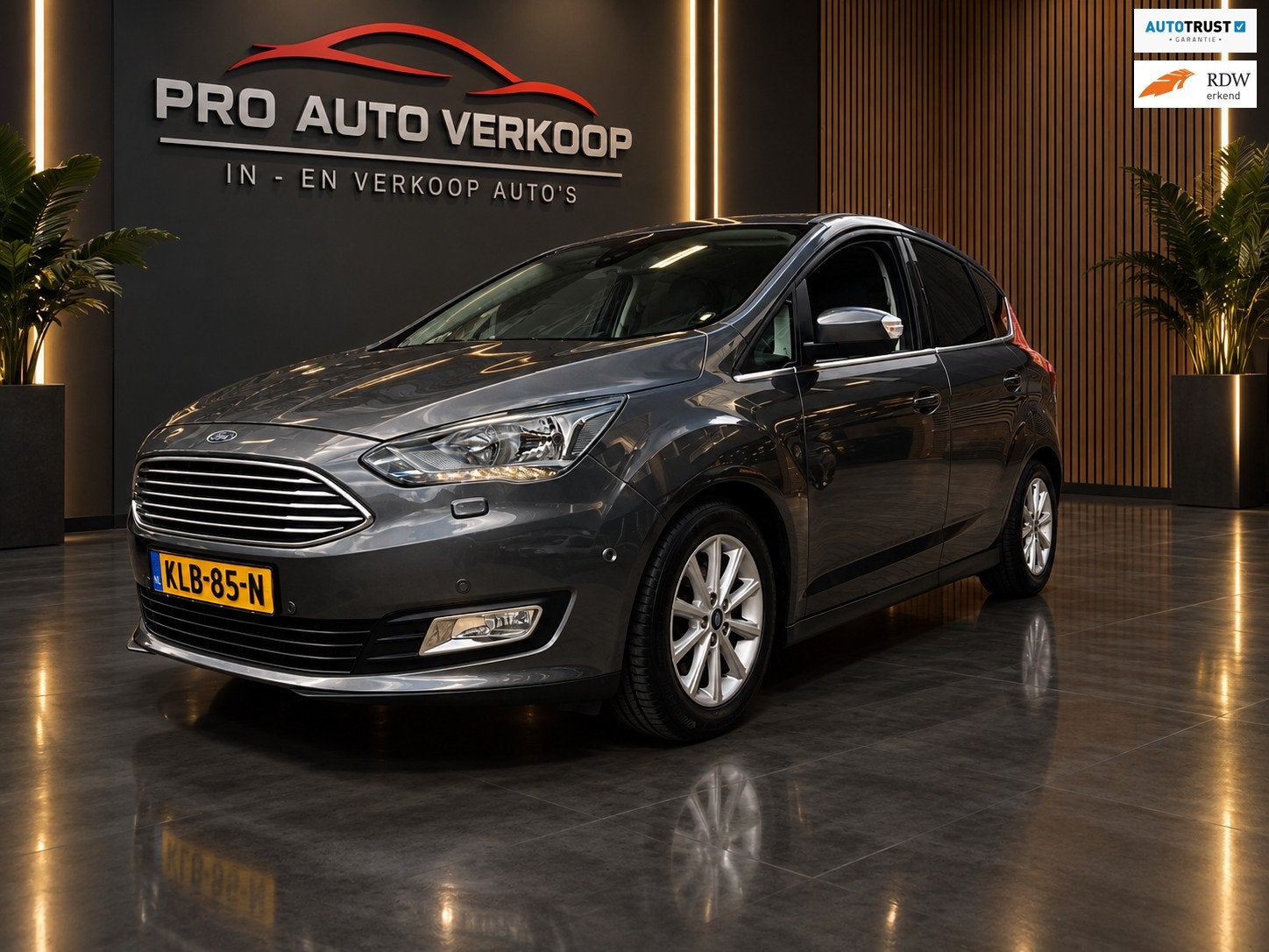 Ford C-MAX 1.5 Titanium PDC_Cruise_Automaat_Cruise_trekh, Auto's, Dealer onderhouden, 15 km/l, Euro 6, 4 cilinders