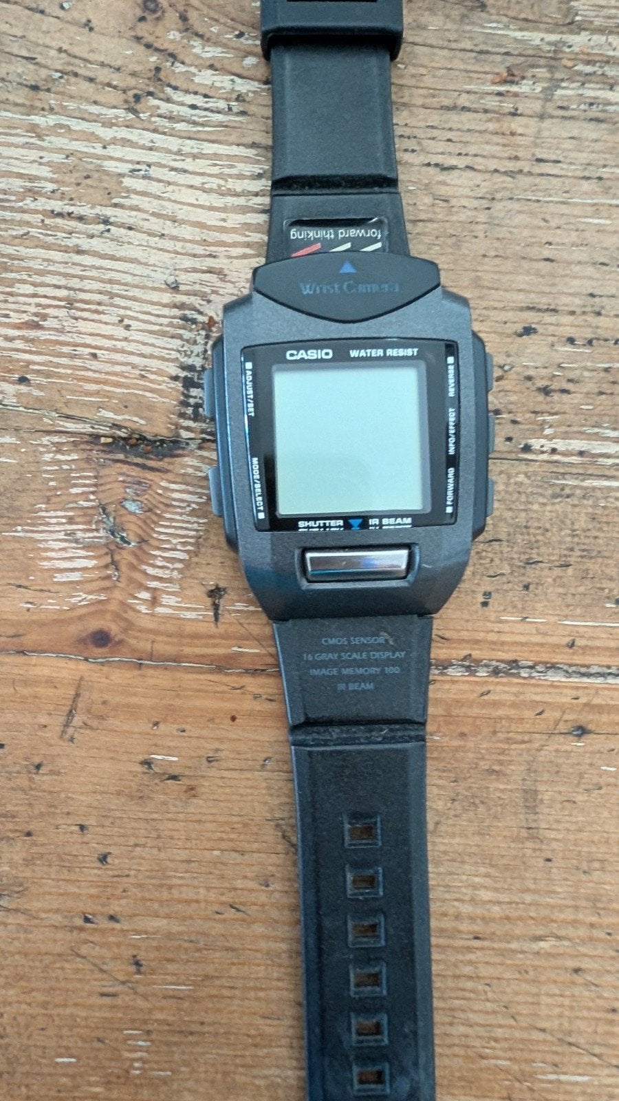 casio wrist camera, Ophalen of Verzenden, Gebruikt, Staal, Casio