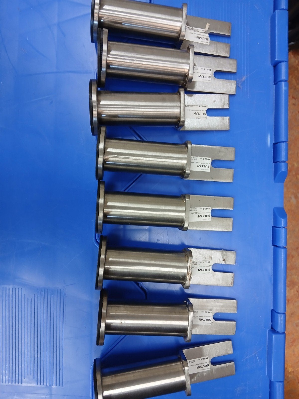 Ikea Sultan 19122 bedpoten 10 cm - set van 8, Ophalen of Verzenden, Eenpersoons, Metaal