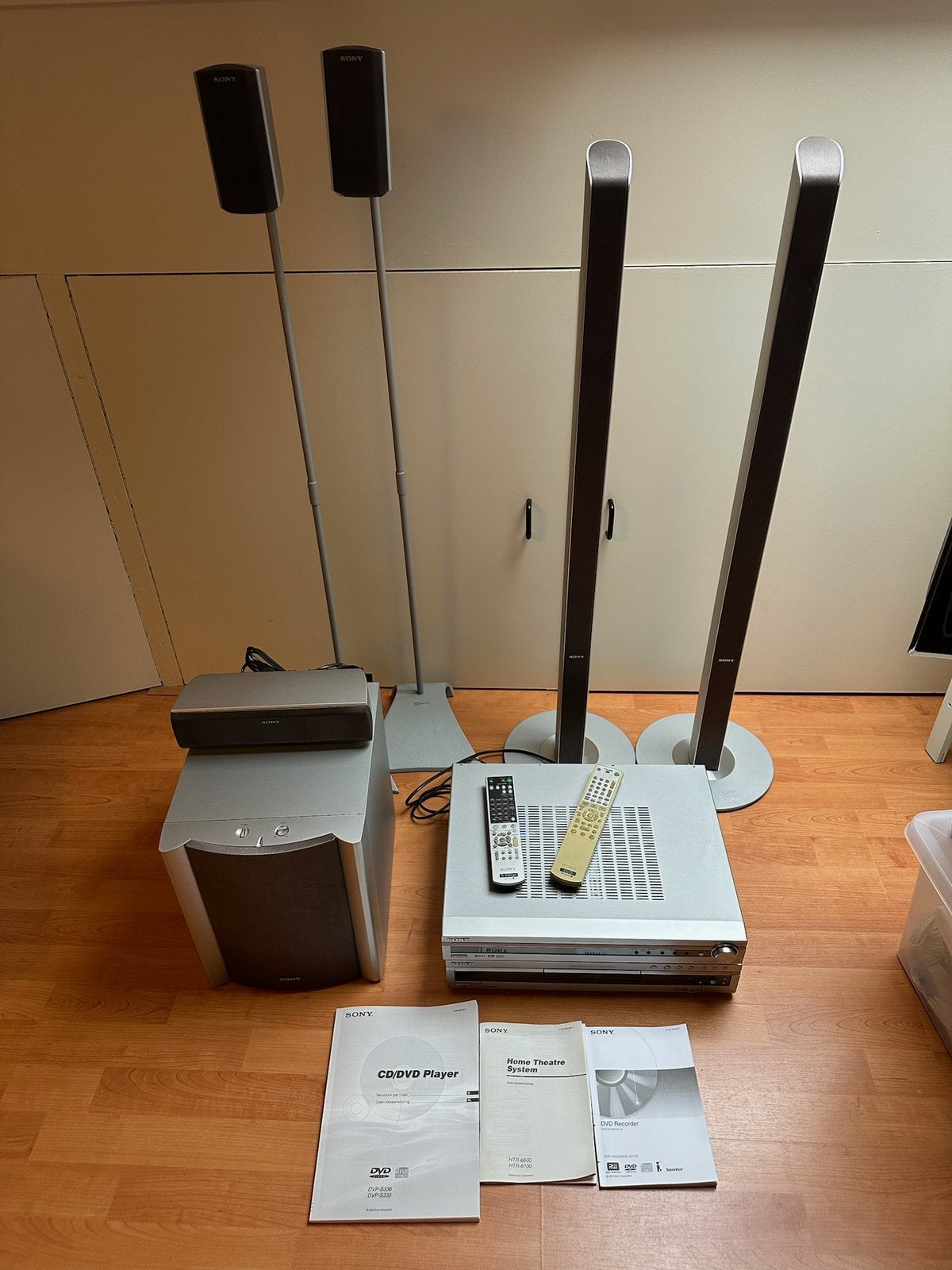Sony stereoset compleet met geluidboxen, Ophalen, Gebruikt, Sony
