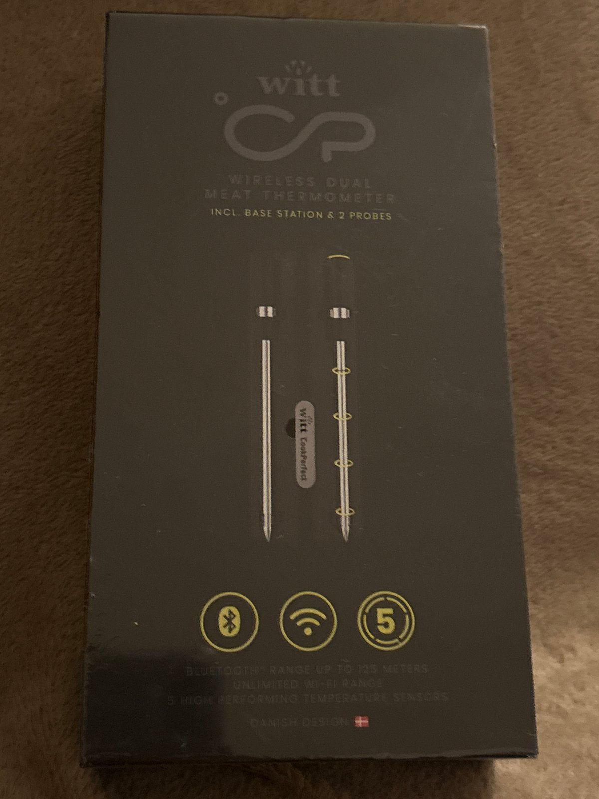 Witt CookPerfect Wireless Dual Vleesthermometer Nieuw, Ophalen of Verzenden, Nieuw