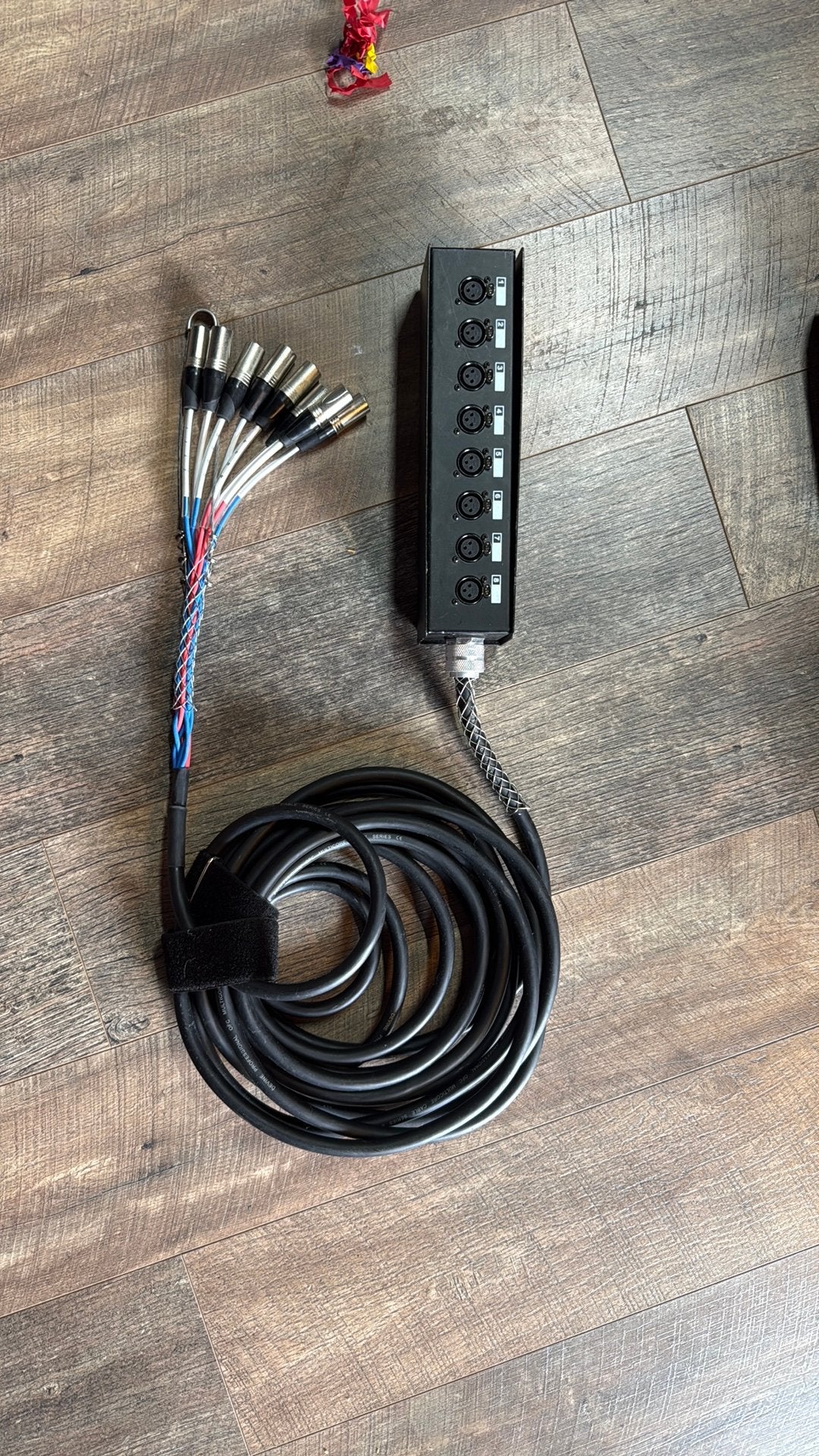 Devine 8 voudig xlr snake 10 meter, Ophalen, Zo goed als nieuw, Apparatuur
