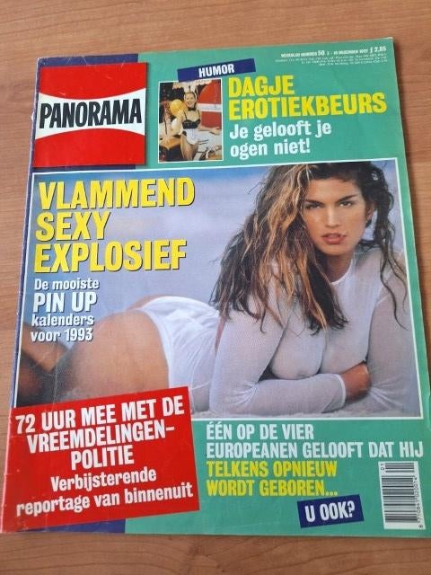 Panorama 1982 Cindy Crawford Peter R. de Vries Amanda Lear, Verzamelen, Verzenden, 1980 tot heden, Nederland, Tijdschrift