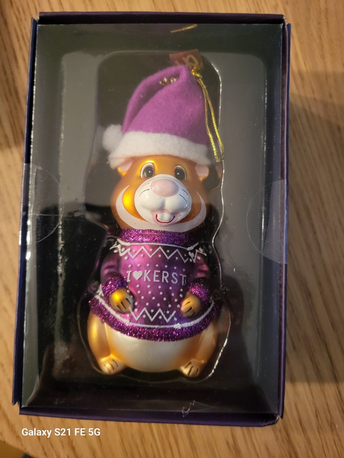 AH Hamster kerst ornament, Diversen, Ophalen of Verzenden, Nieuw