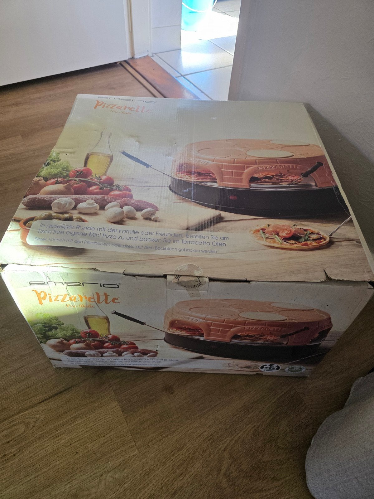 Emerio Pizzarette Pizzaoven - Nieuw in doos, Minder dan 45 cm, Overige merken, Pizzaoven, Nieuw