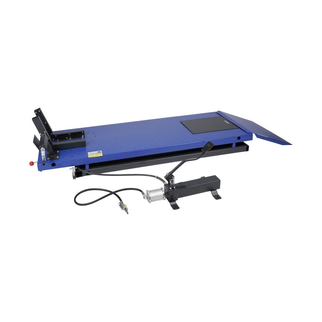 Motorheftafel 675kg pneumatisch, Ophalen
