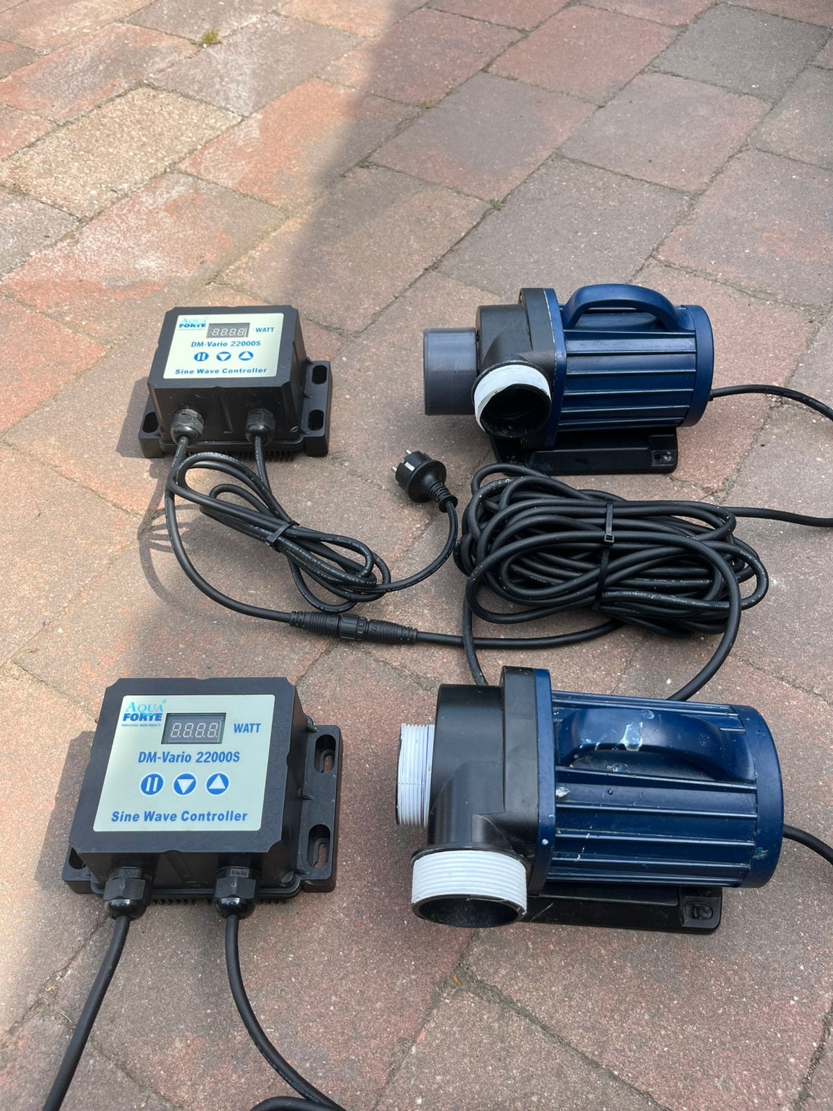 Aquaforte DM-22000 Vario S, Ophalen, Zo goed als nieuw, Vijverpomp