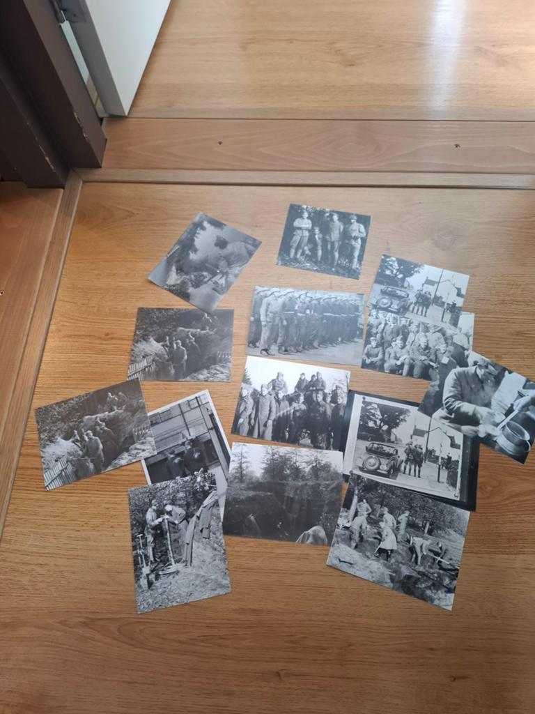 14 herdruk foto's Mobilisatie 1939-1940 stelling bouw, Ophalen of Verzenden, Nederland, Foto of Poster