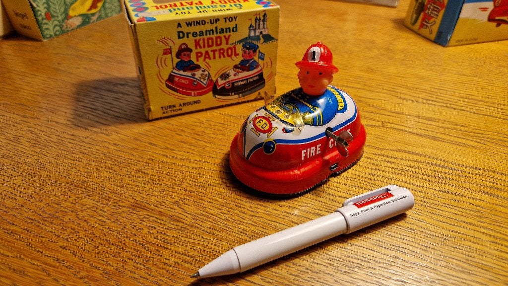 Kiddy Patrol botsautootje met veermotor, Ophalen of Verzenden