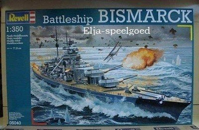 Modelbouw Revell 1:350 Battleship BISMARCK 5040 modelschip, Ophalen of Verzenden, Nieuw, 1:200 of kleiner, Revell