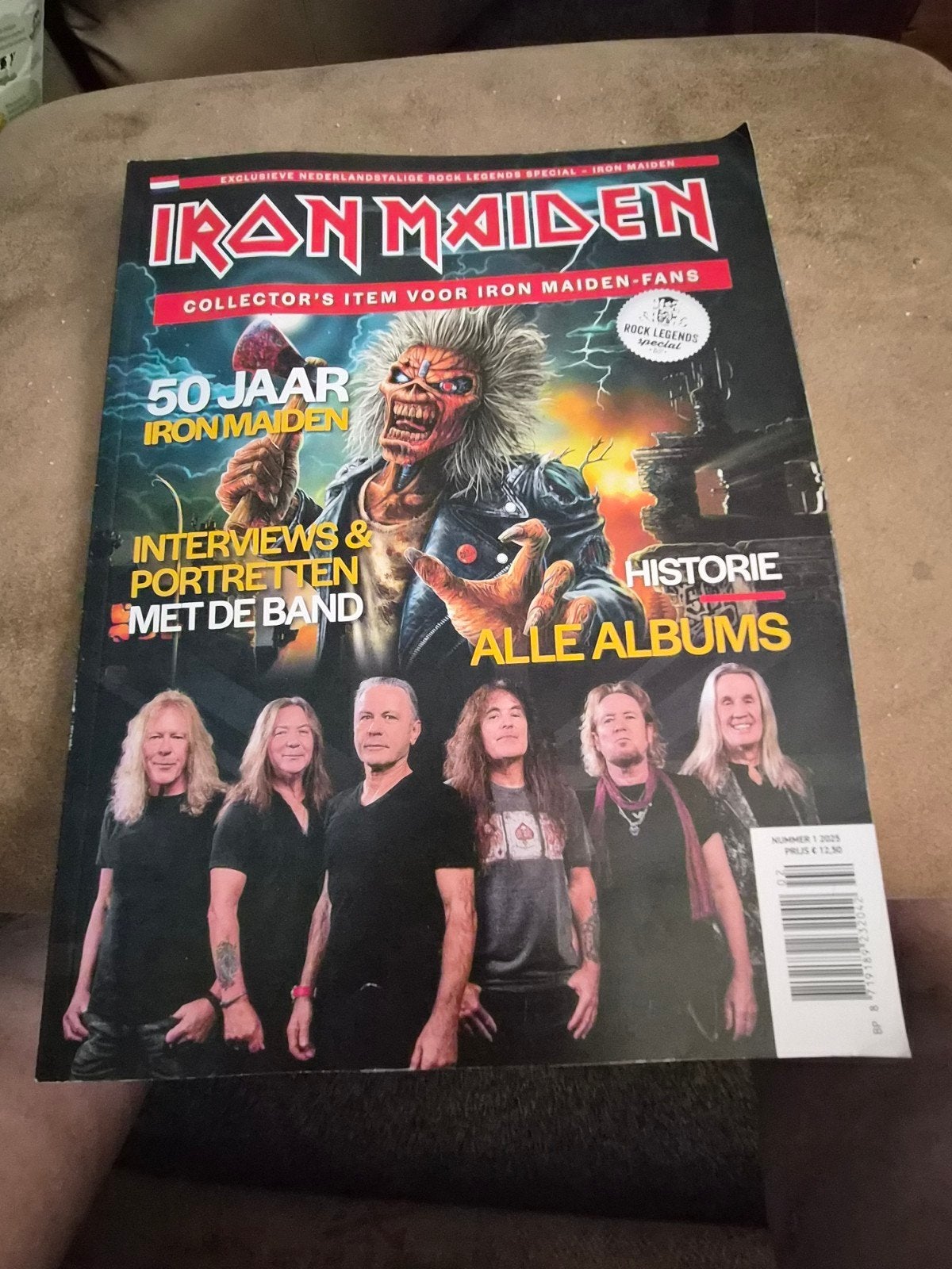 Iron Maiden Magazine - Collector's Item, Ophalen, Zo goed als nieuw, Muziek, Film of Tv
