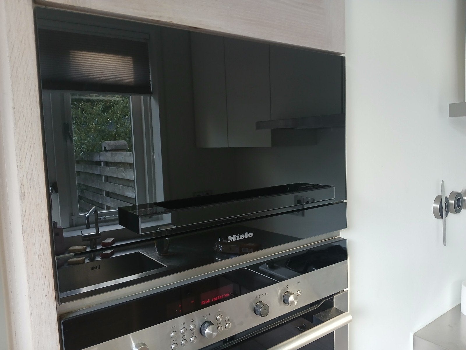Miele DGD7635 OBSW/R01 Stoomoven - Zo goed als nieuw, Ophalen, 45 tot 50 cm, 60 cm of meer, Inbouw