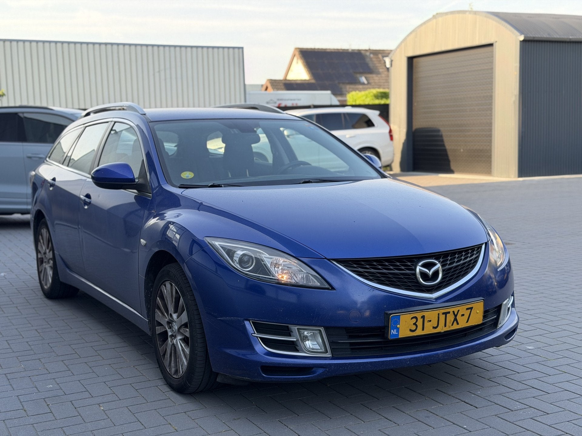 Mazda 6 Sportbreak 1.8 Touring | Climate Control | Navigatie, Auto's, Voorwielaandrijving, Stof, Gebruikt, Zwart