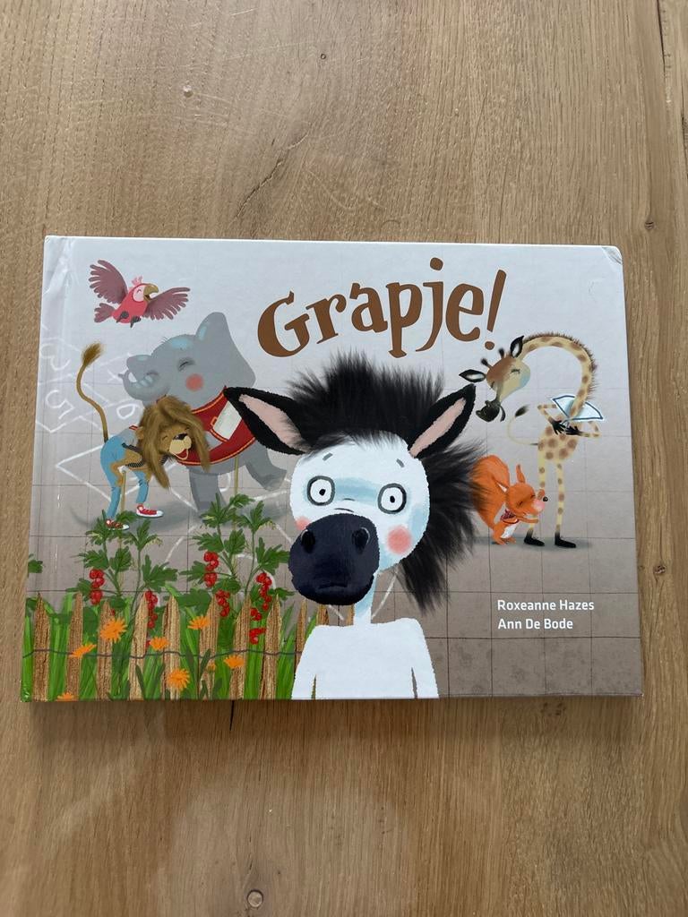 Grappig kinderboek 'Grapje!' van Roxeanne Hazes, Fictie algemeen, Jongen of Meisje, Ophalen of Verzenden, Zo goed als nieuw