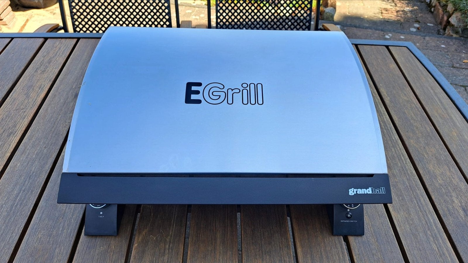 Grandhall EGrill elektrische barbecue - met handleiding, Tuin en Terras, Ophalen, Gebruikt