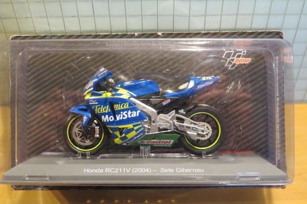 Sete Gibernau Honda RC212V 2004 1:18, Overige merken, Serviceclientele@altaya.be, Nieuw, Ophalen of Verzenden
