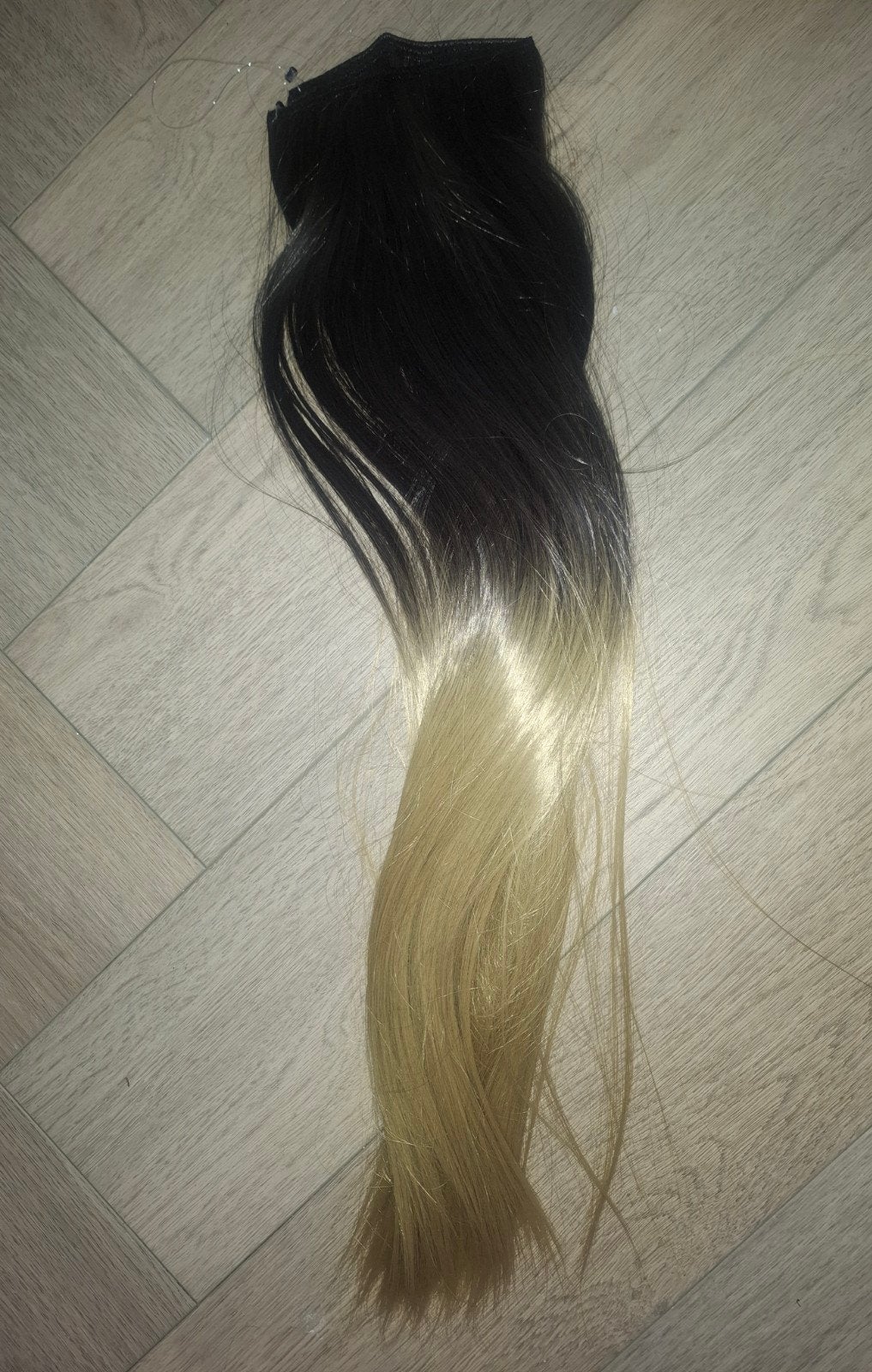 clip in extension 2 st 2 kleuren, Ophalen of Verzenden, Nieuw, Pruik of Haarverlenging