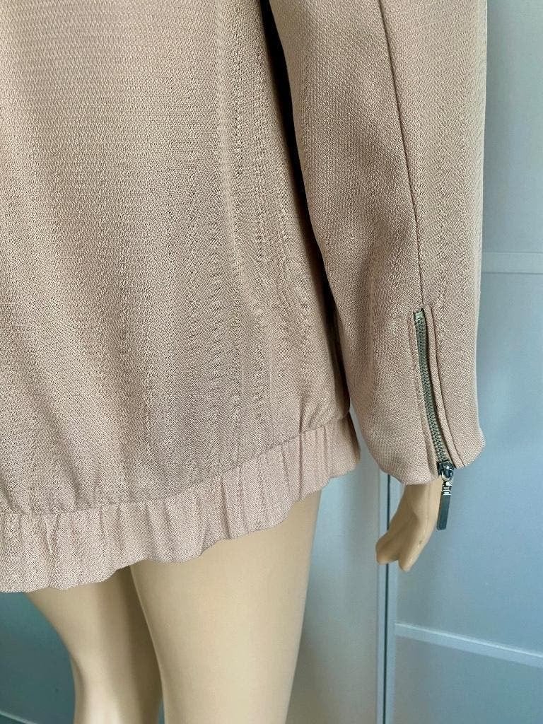 i651 Selected Femme mt. 36=S lang jasje blazer colbert beige, Beige, Selected Femme, Ophalen of Verzenden, Zo goed als nieuw