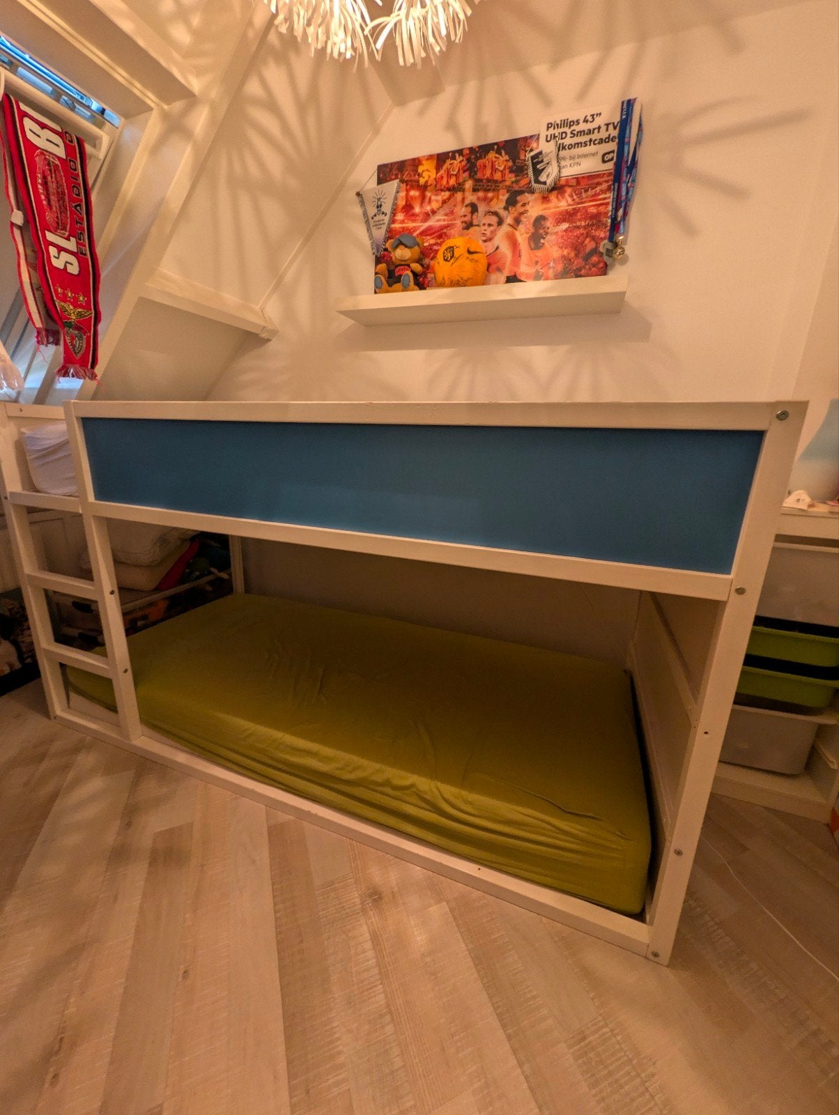 IKEA Hoogslaper - Ruimtebesparend en Comfortabel, Ophalen, Hoogslaper, Eenpersoons, 210 cm
