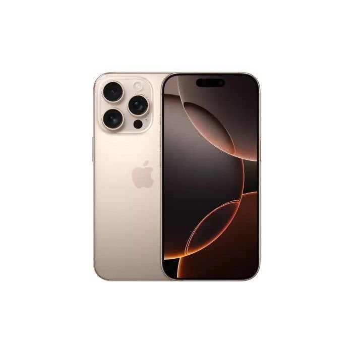 Apple iPhone 16 Pro 128GB Desert Titanium Nieuw, IPhone 16 Pro, 128 GB, Apple, Nieuw