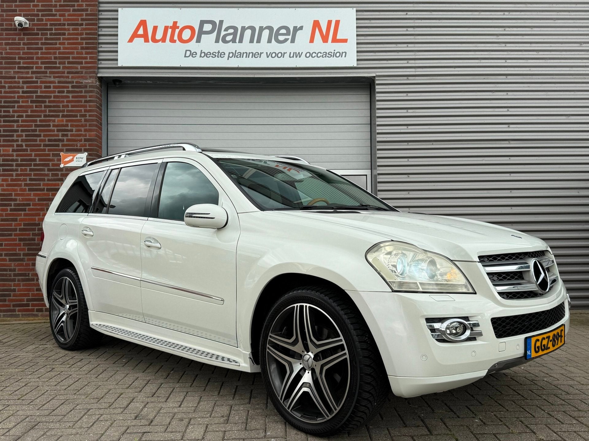 Mercedes-Benz GL-klasse 550 4-Matic! Leder! Schuifdak!, Auto's, Automaat, 7 stoelen, Wit, Leder
