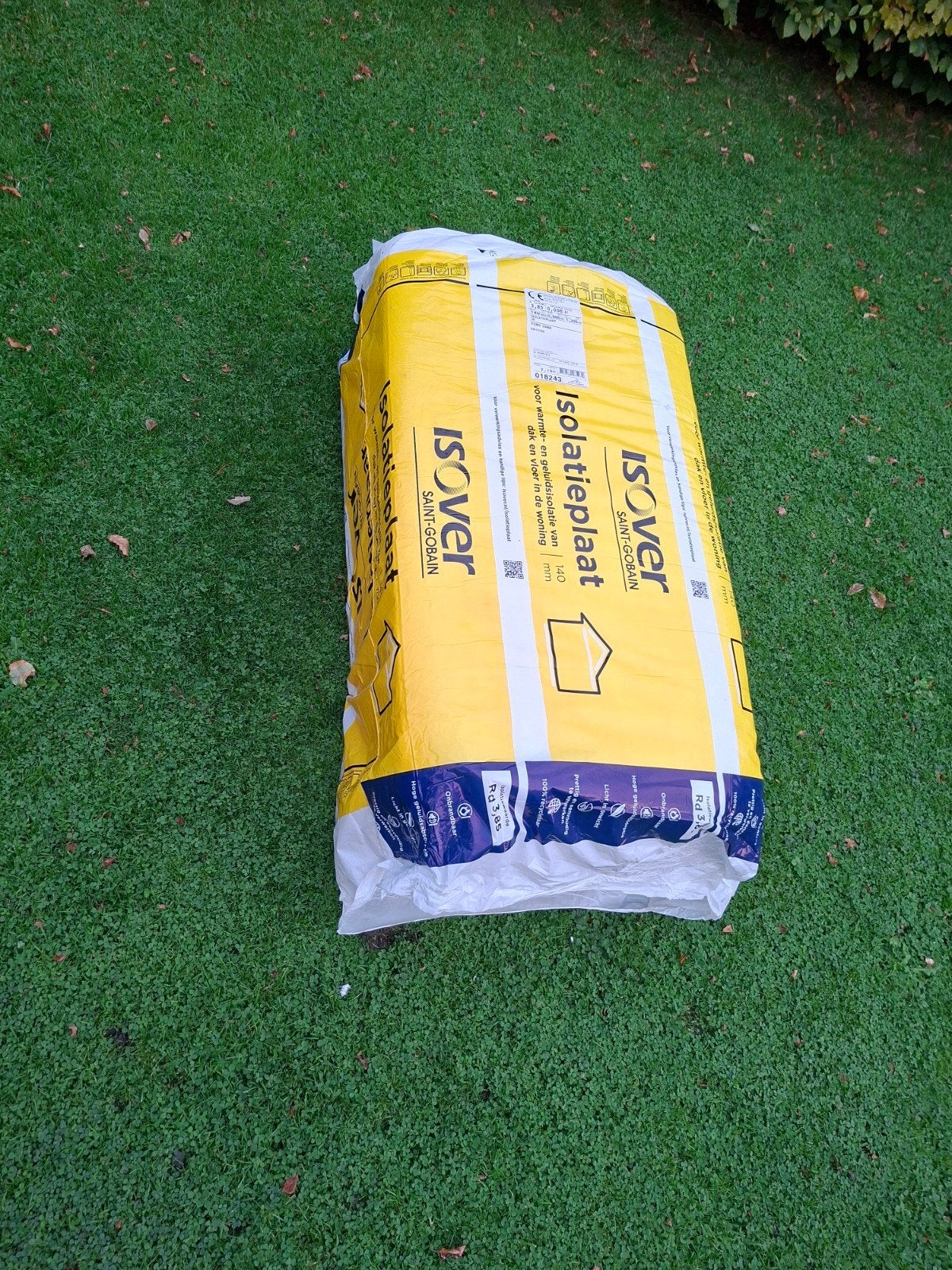 pak isover isolatieplaat., 4 tot 8 cm, Nieuw, Ophalen of Verzenden, Muurisolatie