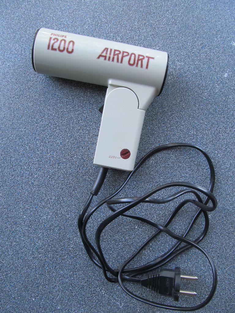 Vintage Philips1200 Airport reis haarföhn, Sieraden, Tassen en Uiterlijk, Uiterlijk | Haarverzorging, Ophalen of Verzenden, Gebruikt