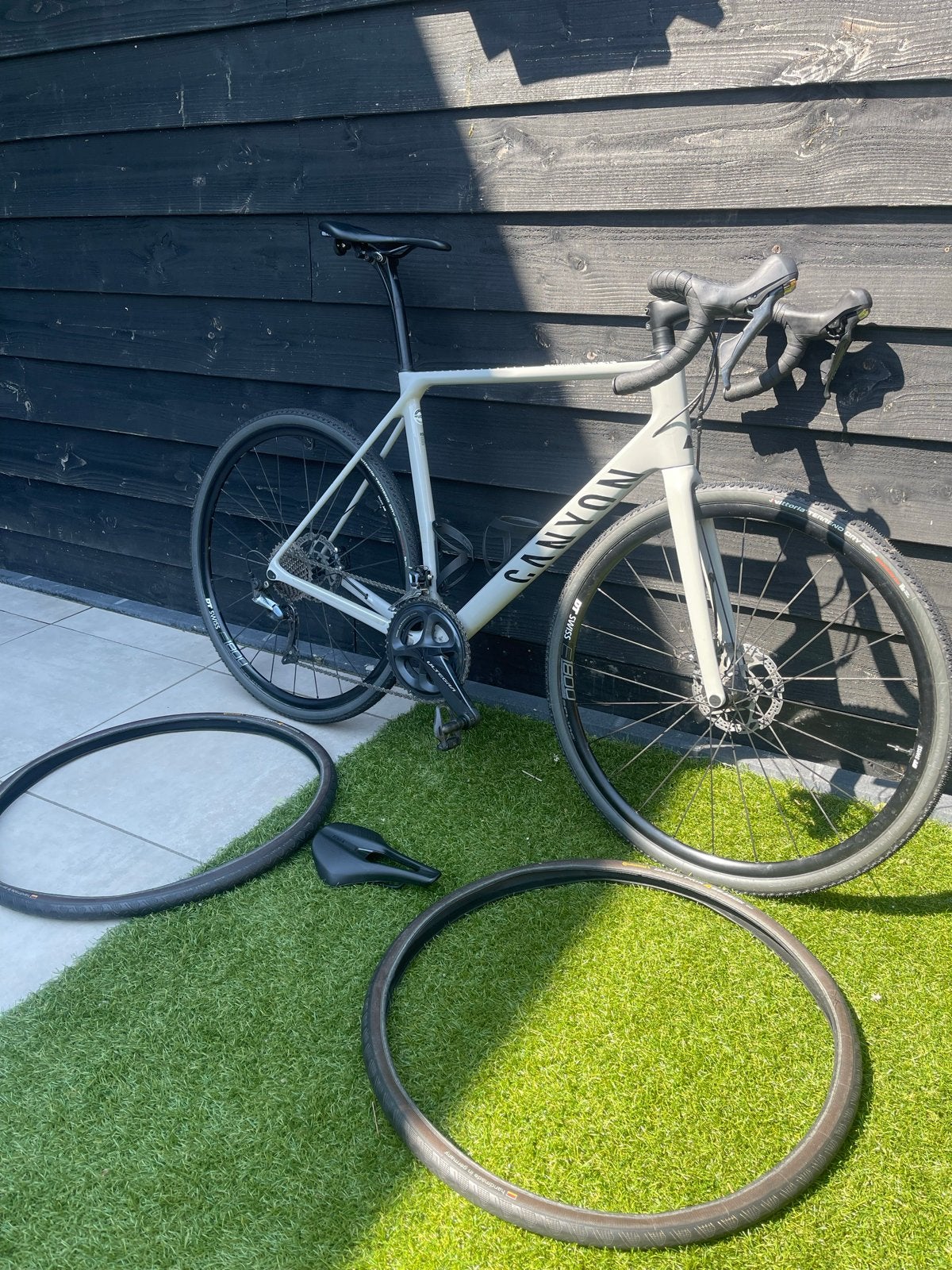 Canyon Endurace CF SL 8 disc 2021 maat L + extra banden, Gebruikt, Carbon, Meer dan 20 versnellingen, Ophalen