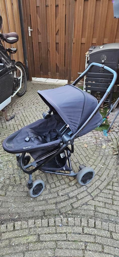 Quinny Kinderwagen - Zwart, Kinderen en Baby's, Kinderwagens en Combinaties, Ophalen, Gebruikt, Combiwagen, Verstelbare duwstang